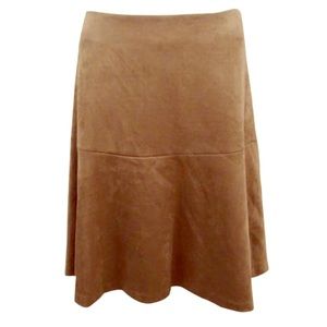 Tommy Hilfiger Faux Suede Swing A-Line Skirt, 4 (CLOS)